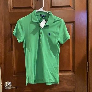 Women’s Green size medium polo NWT